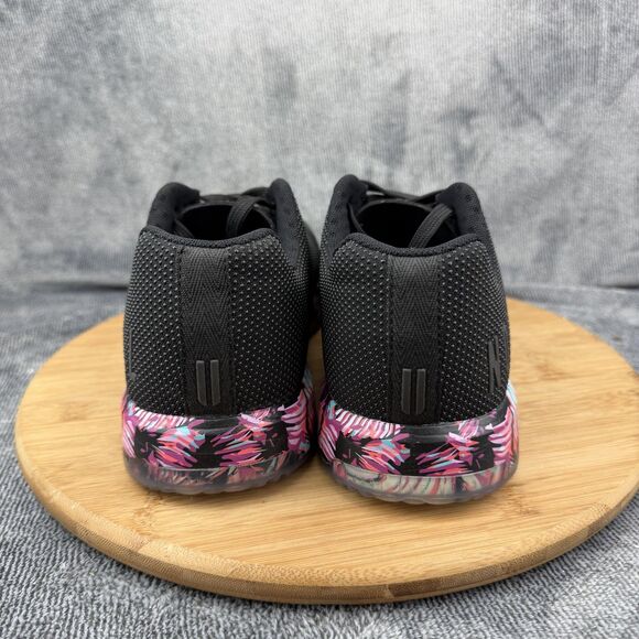 NOBULL Trainer Shoes Mens Size 9.5 Black Floral Low Top Training Sneakers main image 9